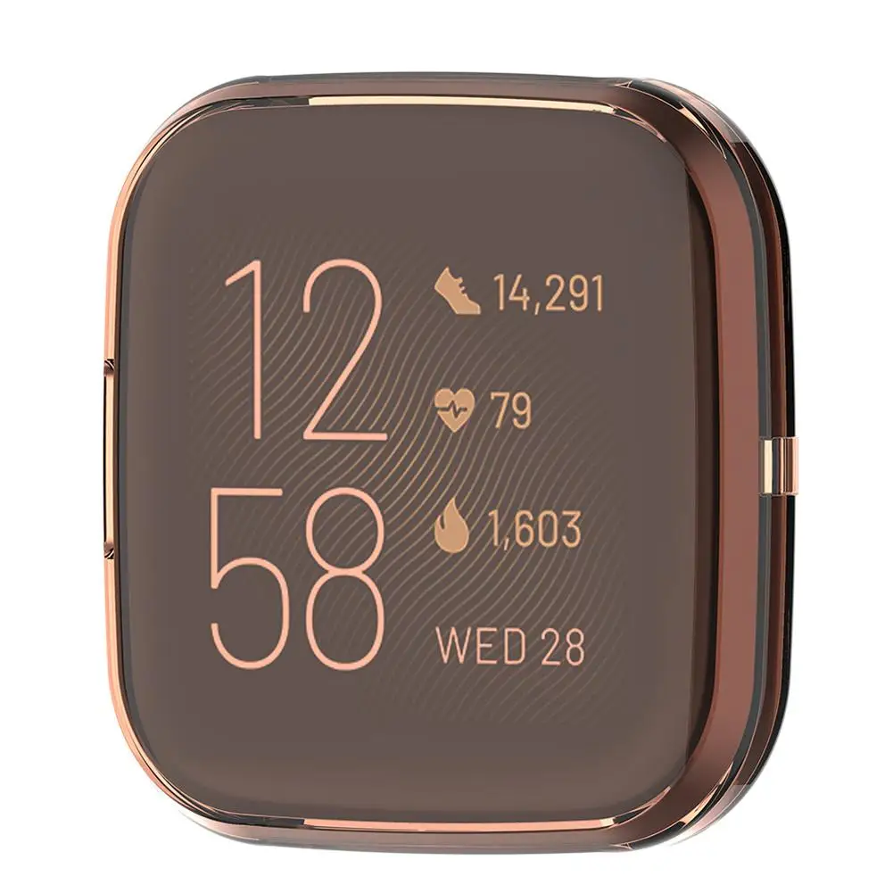 Для Fitbit Versa 2 ультратонкий защитный чехол силиконовый умные часы чехол Замена протектор для часов для Fit Bit