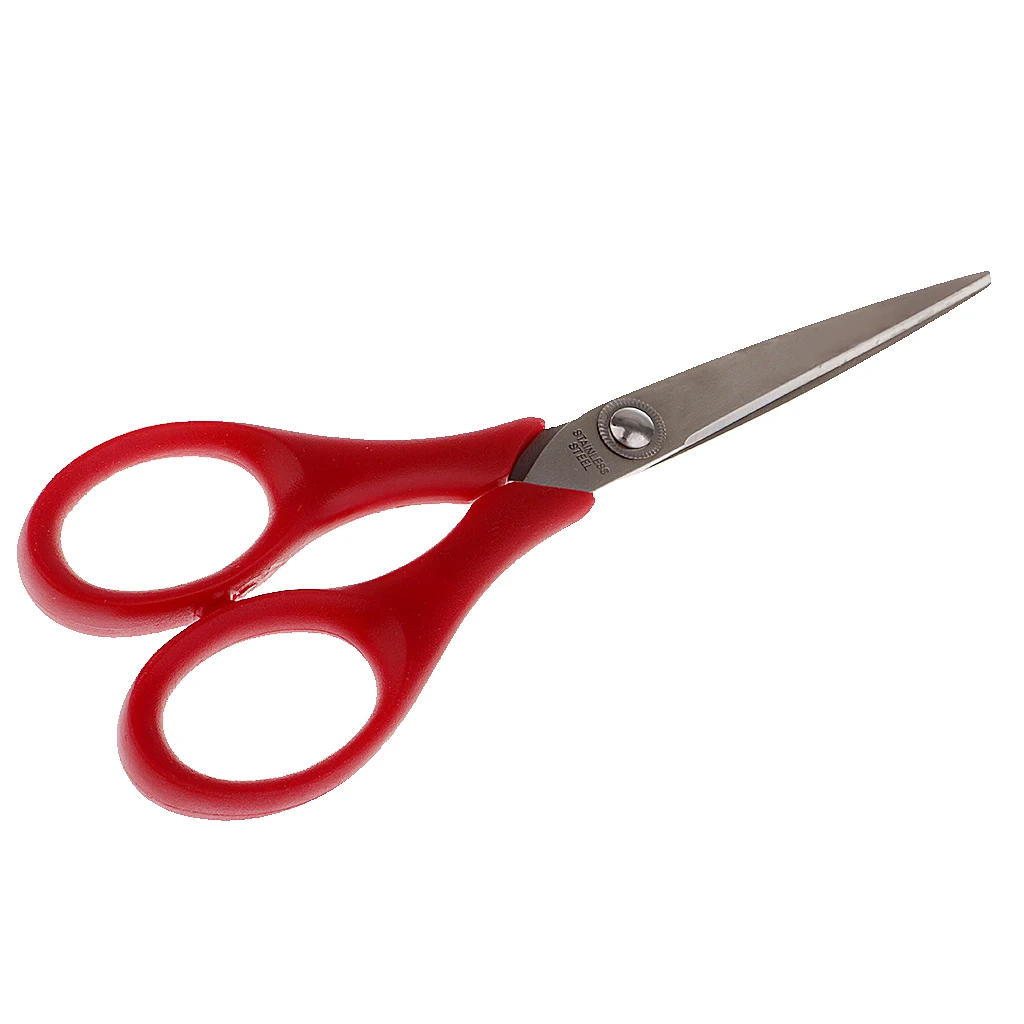 Stainless Steel Tailors Scissors Sewing Dressmaking Shears Random Color Cross Stitch Embroidery Scissors Paper Shears 17 cm