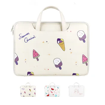 

Cartoons Handbag Laptop Bag Case for Macbook Air Pro Retina 13 16 14 15 2020 For XiaoMi Notebook Cover For Huawei Matebook Shell