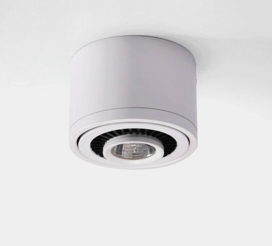 디밍이 가능한 표면 장착형 LED COB AC110V-240V 다운라이트 5W/7W/9W/12W 램프 천장 스포트라이트(드라이버 포함) 흰색/따뜻한 흰색 실내용