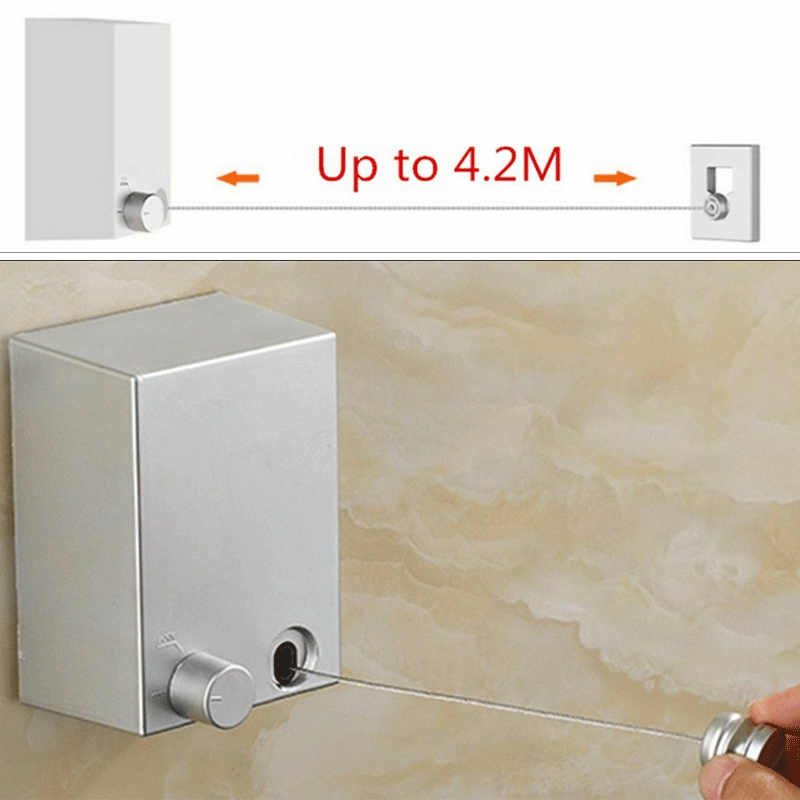 Линия Выдвижная бельевая линия настенная подвесная уличная домашняя сушилка для белья вешалка для белья