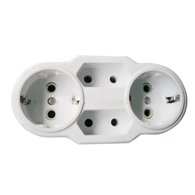 EU Standard Power Adapter Socket Travel Plugs EU Type Conversion Plug 1 TO 4 Way