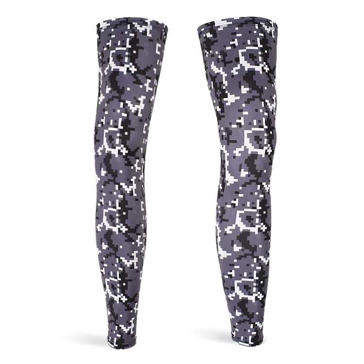 07 深灰格子迷彩【冰丝腿套】_7