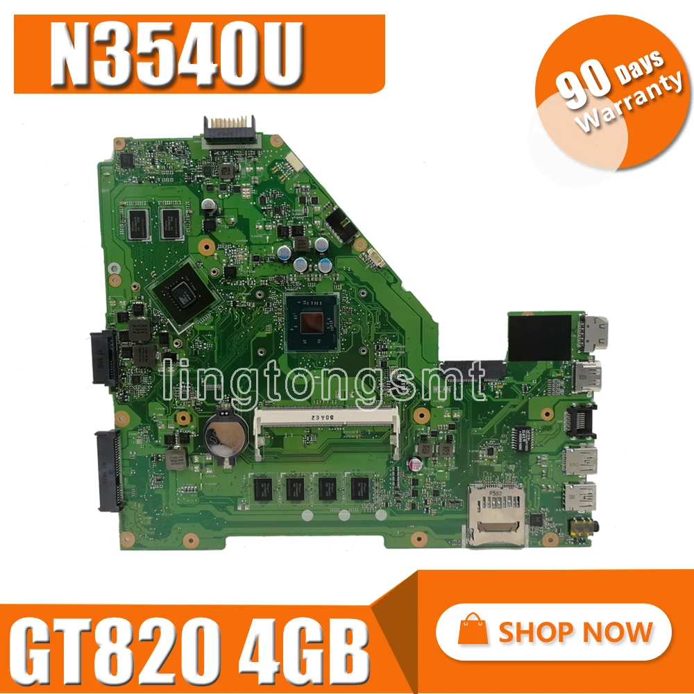 X550MD Moederbord GT820 N3540U 4 Gb Voor Asus X550M Y582M X552M Laptop Moederbord X550MD Moederbord X550MD Moederbord Test Ok X550MD Moederbord GT820 N3540U 4 Gb Voor Asus X550M Y582M X552M Laptop Moederbord X550MD Moederbord X550MD Moederbord Test Ok