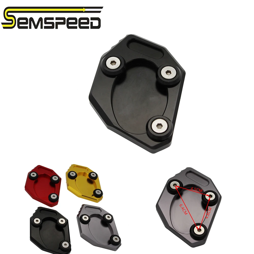 SEMSPEED мотоцикл подножка боковая подставка удлинитель поддержка для Kawasaki ZX10R Z800 Z1000
