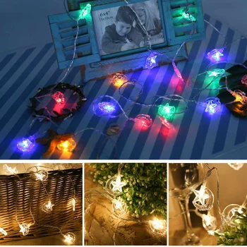 

30 LED Solar Lamp Light Outdoor Waterproof String Lights Fairy Garland Lights String Holiday Party Wedding Solar Lamp Decor