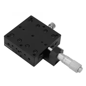 

X Micrometer Manual Fine-tuning Roller Linear Stages 60*60mm Aluminium Alloy