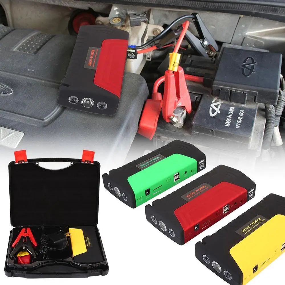 

Car Jump Starter Power Bank 600A Portable Car Battery Booster Charger 12V Starting Device Petrol Diesel Car Starter Buster