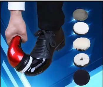 

Shoe polisher electric mini 2017 household portable Leather Polishing Equipment automatic clean machine