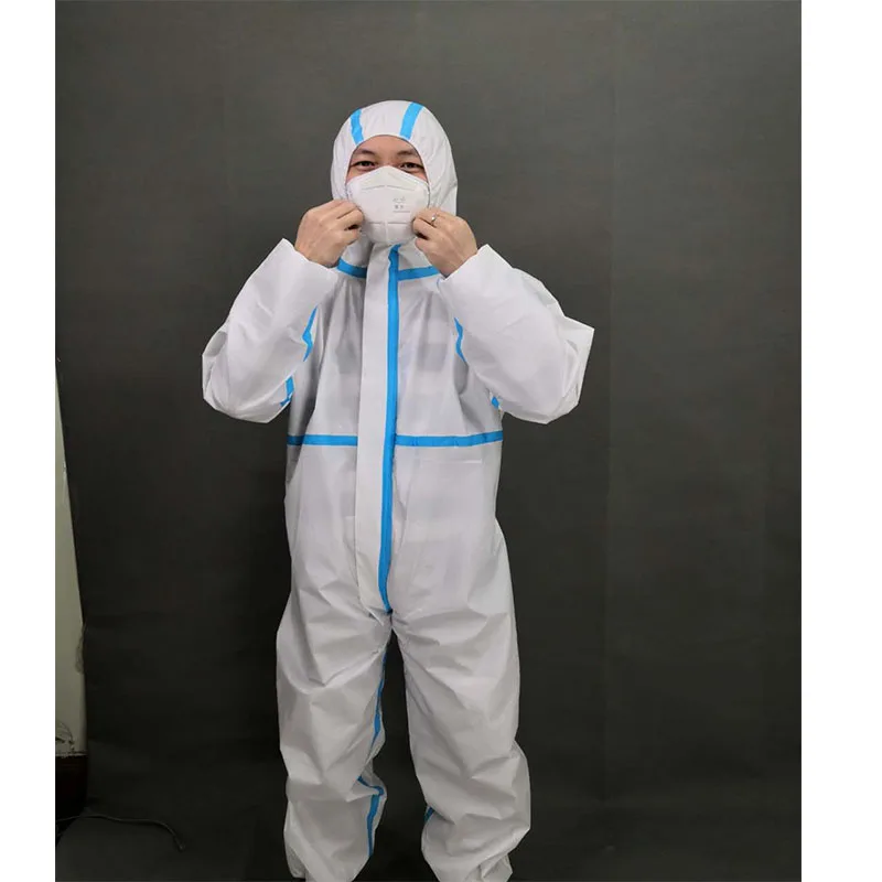 

Men's and women's protective clothing, one-piece protective clothing, hooded overalls, full body protection, labor safety