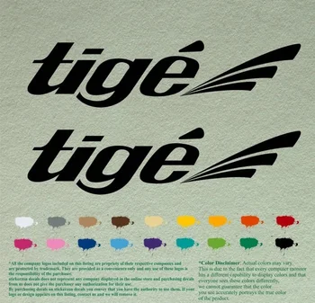 

For 1Pair Tige Decals Vinyl Stickers Boat Outboard Motor lot of 2