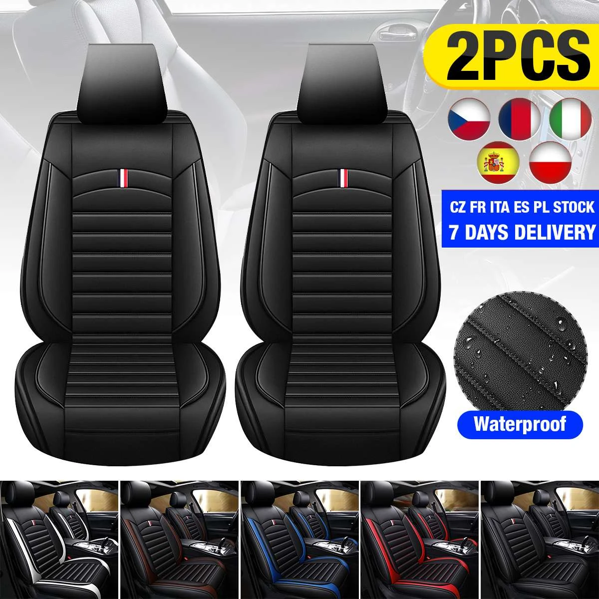 Universele Auto Stoelhoezen Set Voor Achter Stoelhoezen Lederen Kussen Auto  Stoel Stoelen Protector Mat Auto Accessoires Vier Seizoen|Automobiles Seat  Covers| - AliExpress