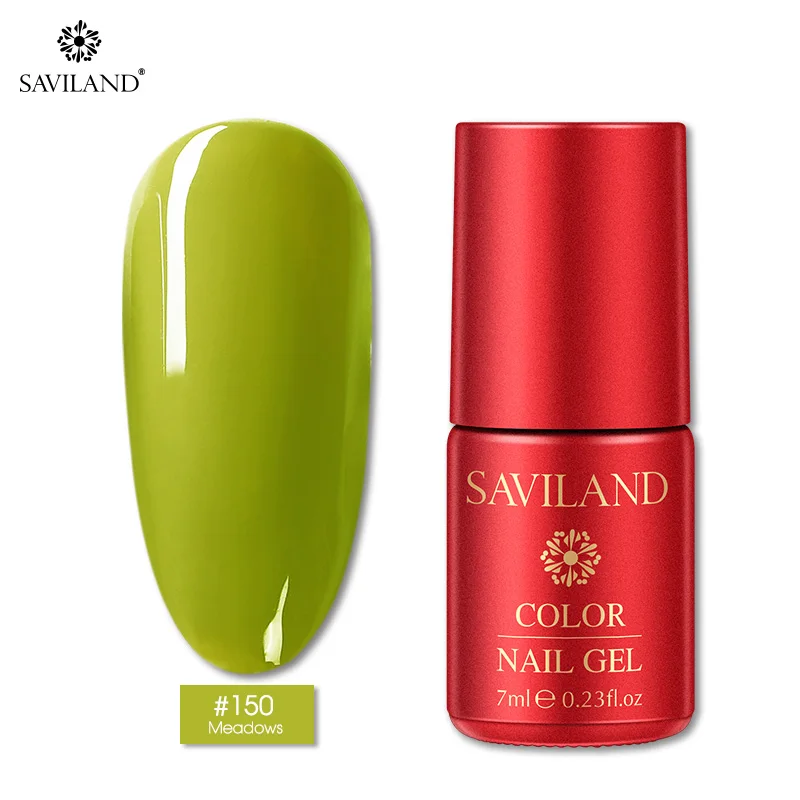 SAVILAND 126 Colors New Arrival Semi Permanent Top Coat UV LED Gel Varnish Soak Off Nail Art Gel Lacquer Gel Nail Polish - Цвет: PT150