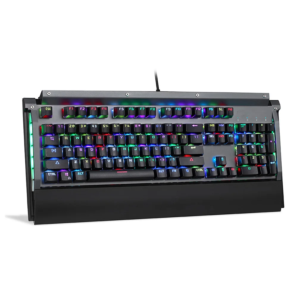 

MOTOSPEED CK98 Keyboard RGB Mechanical 104 Keys USB 2.0 Kailh Box Switch Wired Fast Response Speed PUO88