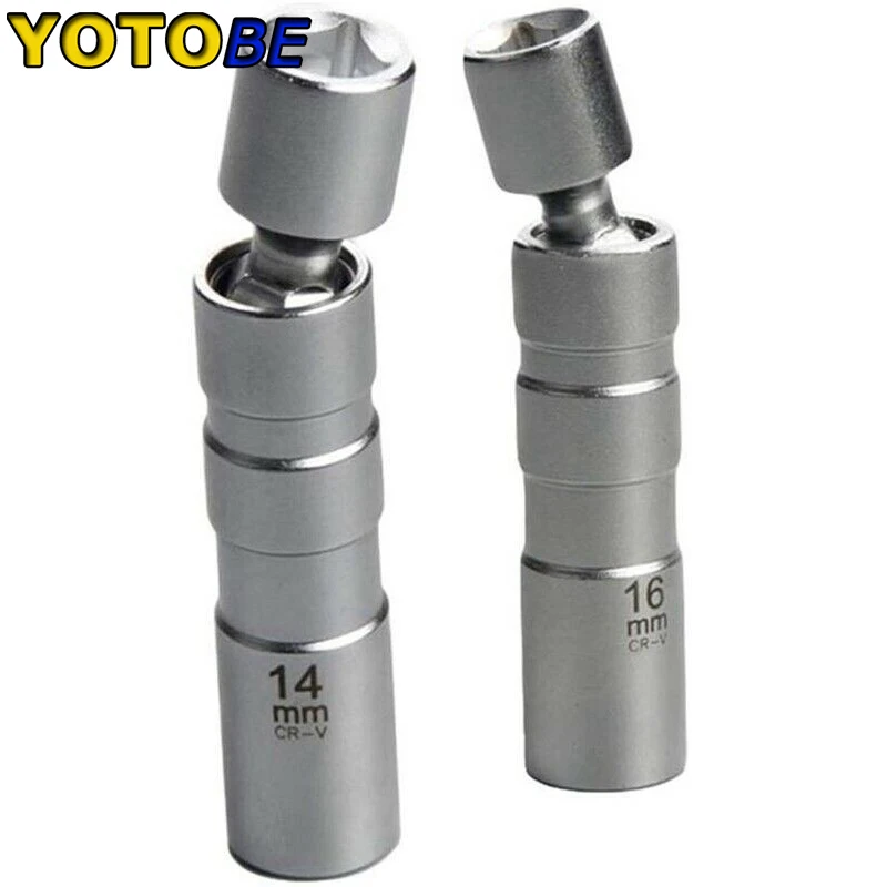 14/16mm 12Point Thin walled Swivel Spark Plug Socket 3/8