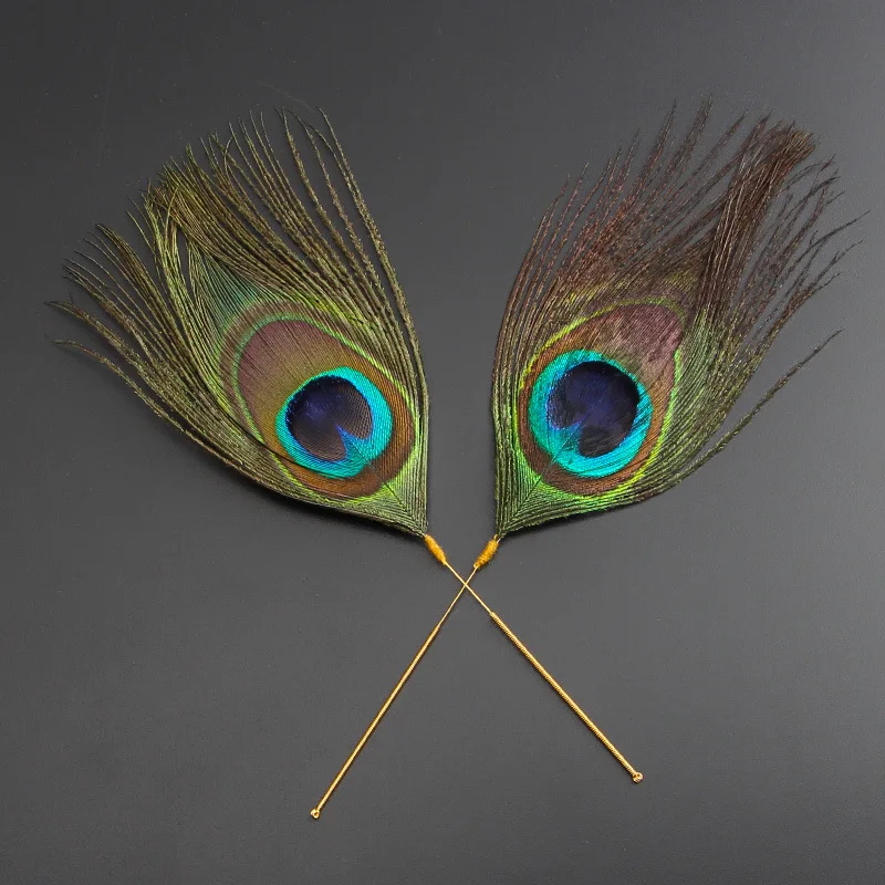 

Lily Tool yu mao bang Ear Cleaning Peacock Goose Feather Rod Ear Cleaning Spa yu mao sao Neck the External Ear Play Ear Furry