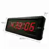 1.5" 29cm LED Countdown Stopwatch Clock with 6cm Button Remote Control, Line Button Reset to School Ninja Unicycle Race Timer 2