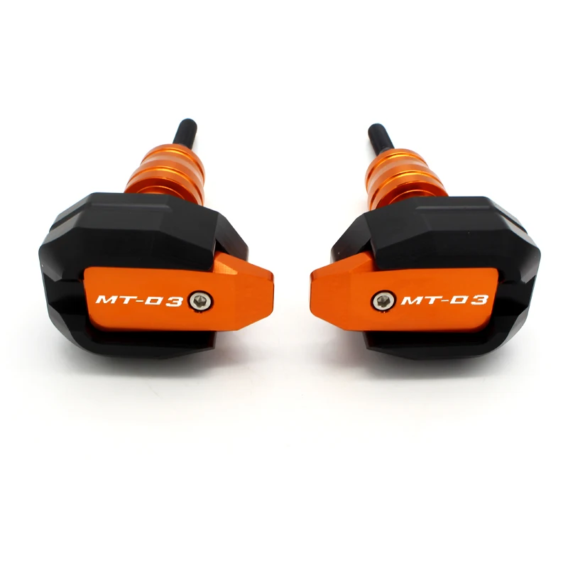 Orange MT-03 Подходит для YAMAHA MT-03 MT-25 YZF-R3 YZF-R25 YZF R3 YZF R25 защита от падения рамки ползунок защита обтекателя противоаварийная панель протектор - Цвет: Orange MT-03