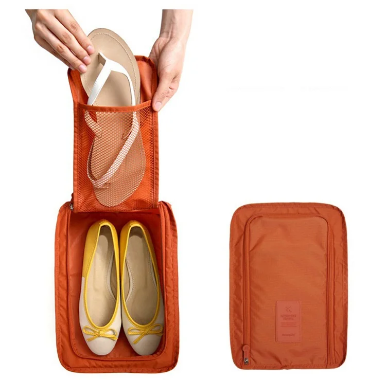 Водонепроницаемая обувь сумка для путешествий сумка для хранения портативная обувь Органайзер сортировочный мешок на молнии сумка для хранения вещей