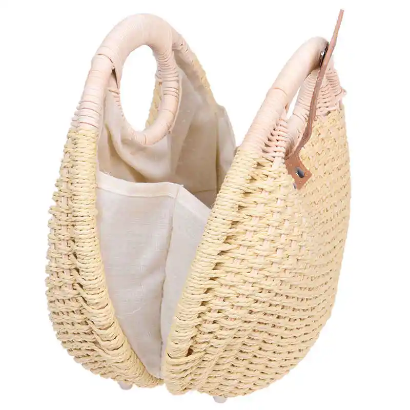 Snail's Nest Tote Сумочка летние пляжные сумки женские соломенные сумки женская сумка плетеная Сумка из ротанга