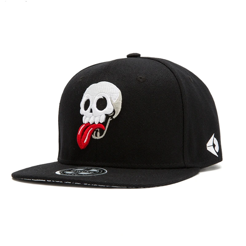 Cheap Man Skeleton Baseball Cap Hip Hop Embroidery Black Mens Caps 2019 Breathe Light Sun Visors Hats Casual Comfortable Gorros |