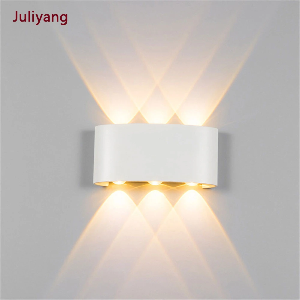 

LED outdoor waterproof arched simple villa hotel indoor living room corridor bedroom bedside sconce AC90V-260V