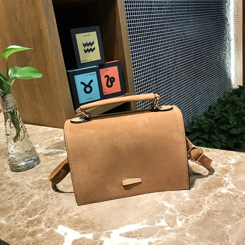 

2019 Fashion Summer New Style Women's Crossbody Bag Korean-style Versatile Hand Simple Fashion Dull Polish Leather Bag
