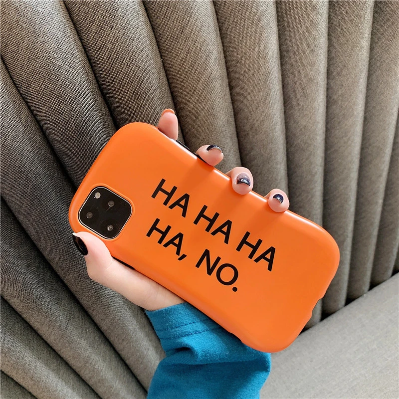 Модный чехол для iPhone 6 6s 7 8 plus xs x с английскими словами оранжевый XR XS MAX 11 PRO |