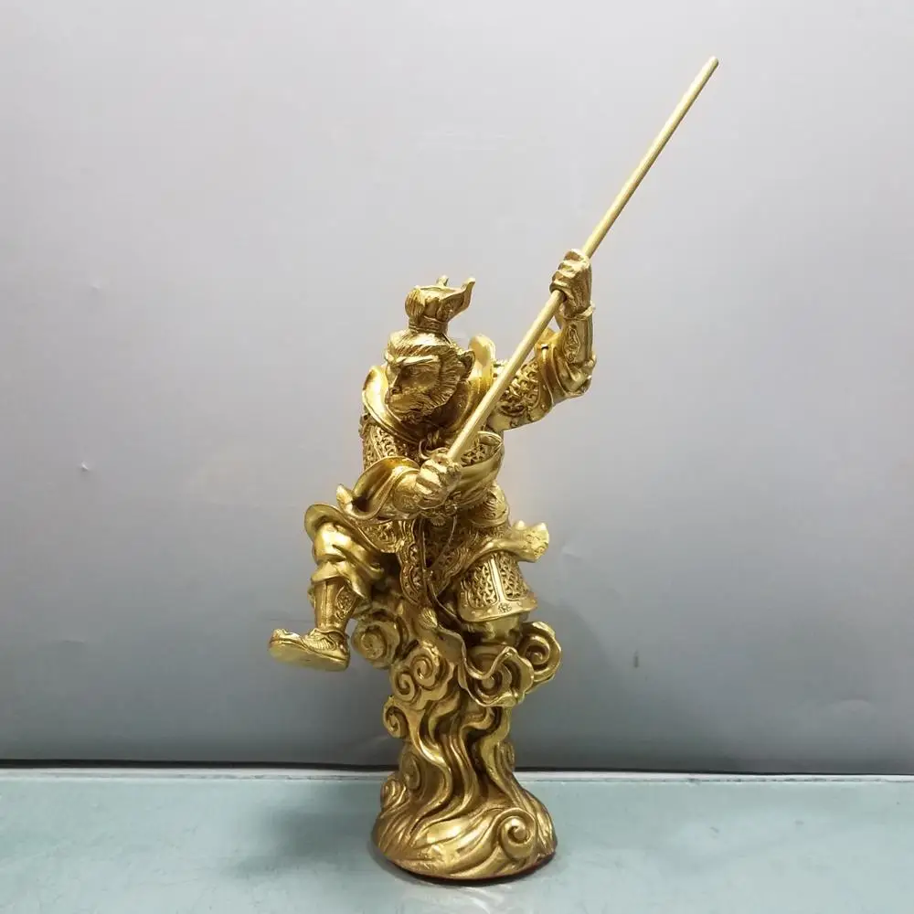 

Wedding 11" China Fortune Auspicious Collection bronze gilt prince statue Buddha Statue of Prince Shakyamuni Buddha statue