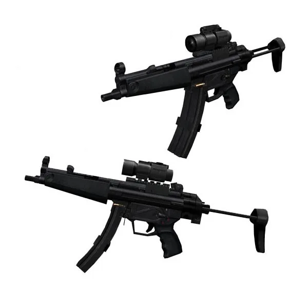 Бумажная модель оружия MP5 пистолет пулемет 1:1 игрушки ручной работы детские Diy|kids