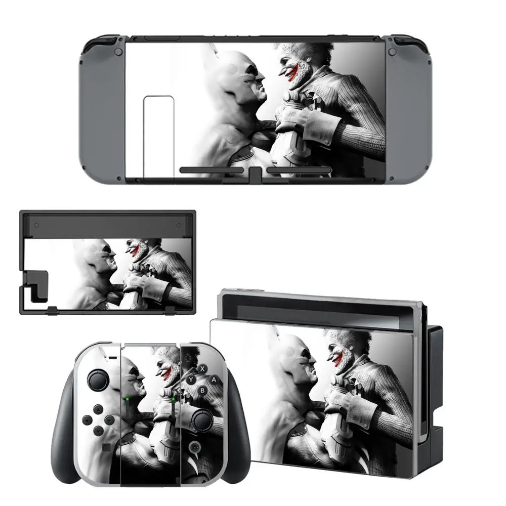 Наклейка с Бэтменом для nintendo switch с кожицей для nintendo Switch консоль Joy-con контроллер Dock Skins наклейка