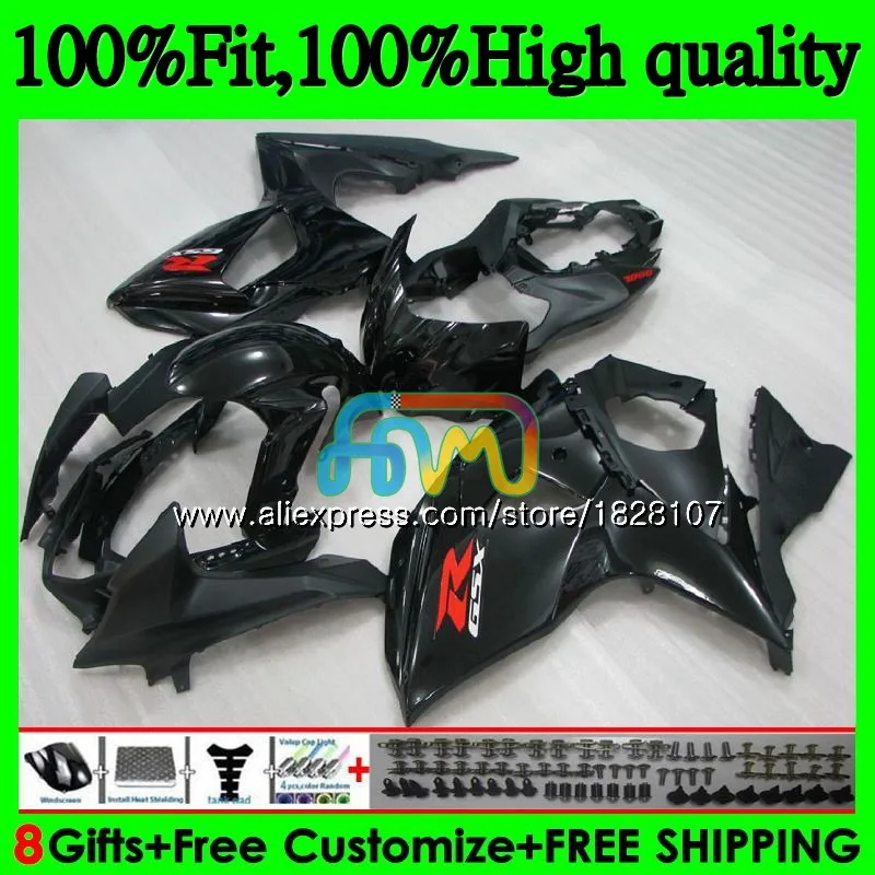 K9 для SUZUKI черный GSXR-1000 GSXR 1000 09, 10, 11, 12, 13, 15 и 16 44BS. 28 GSXR1000 2009 2010 2011 2012 обтекатель - Цвет: No. 1