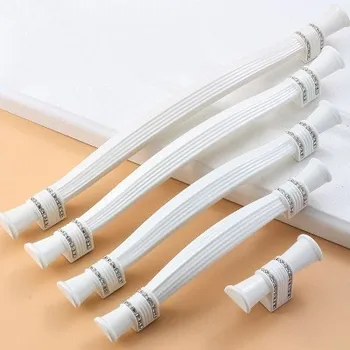 

5'' 6.3'' 7.5'' 8.8'' Rhinestone Dresser Pulls Crystal Drawer Pulls Handles Knobs White Clear Glass Cabinet Door Handles Knobs