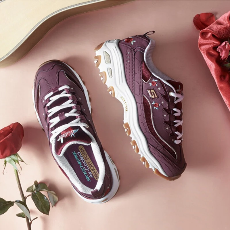 Recuerdo Apropiado Inscribirse Skechers zapatos informales transpirables para mujer, Calzado cómodo de  suela gruesa, 13084 BURG|Zapatos planos de mujer| - AliExpress