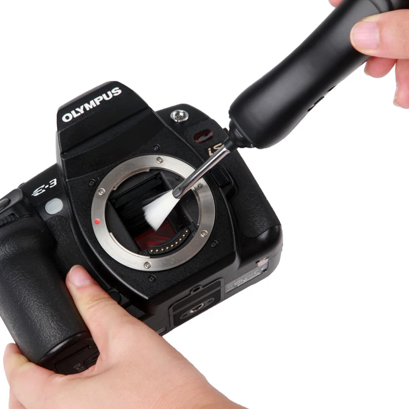 Micnova MQ-MB100 датчик статического электричества 4 Светодиодная лампа щетка для чистки Canon Nikon sony Pentax SLR объектив чистящая ручка