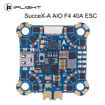 

iFlight SucceX-A AIO F4 40A ESC Flight Controller Board Integrated FC MPU6000 2-6S For RC FPV Racing Drone