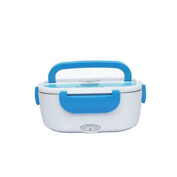 

Portable Electric Heating Stainless Steel Lunch Box Electric Heating Food Heater Rice Container for Office Car Lunch Box