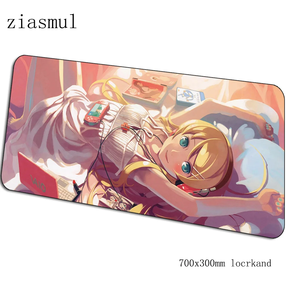 Kawaii коврик для мыши профессиональный компьютерный коврик 700x300x3 мм игровой коврик для мыши большой эстетический коврик для мыши Клавиатура игры ПК геймер стол - Цвет: pattern 8