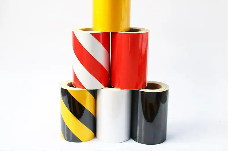 10CM Trânsito Rodoviário PVC Preto Amarelo Marcação 10cm transito rodoviario pvc preto amarelo marcacao 04