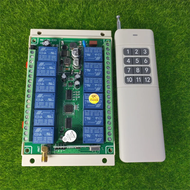 工控12V-48V12路开关+3000-12A12键9