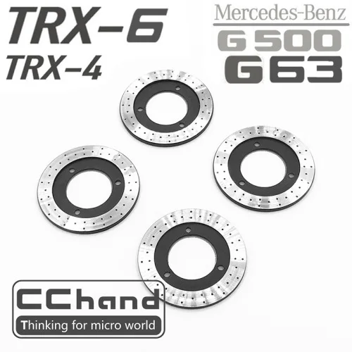 CCHAND TRX-4 TRX-6 Mercedes 6X6 G63 G500 2,2 дюйма металлический замок колеса шины - Цвет: F