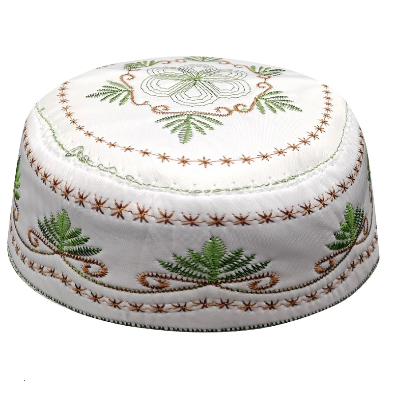 

Шляпа мусульманский мусулман, Мужская кепка s Islam Kippah, хлопковая атласная шляпа киппота КИППА мослим, евская шляпа, шапки для молитвы, мужская зеленая Кепка
