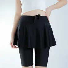 SAKKUS одежда для плавания женские длинные Плавки бикини для серфинга бикини черные шорты для плавания женские спортивные BottomTrajes De Bano юбка