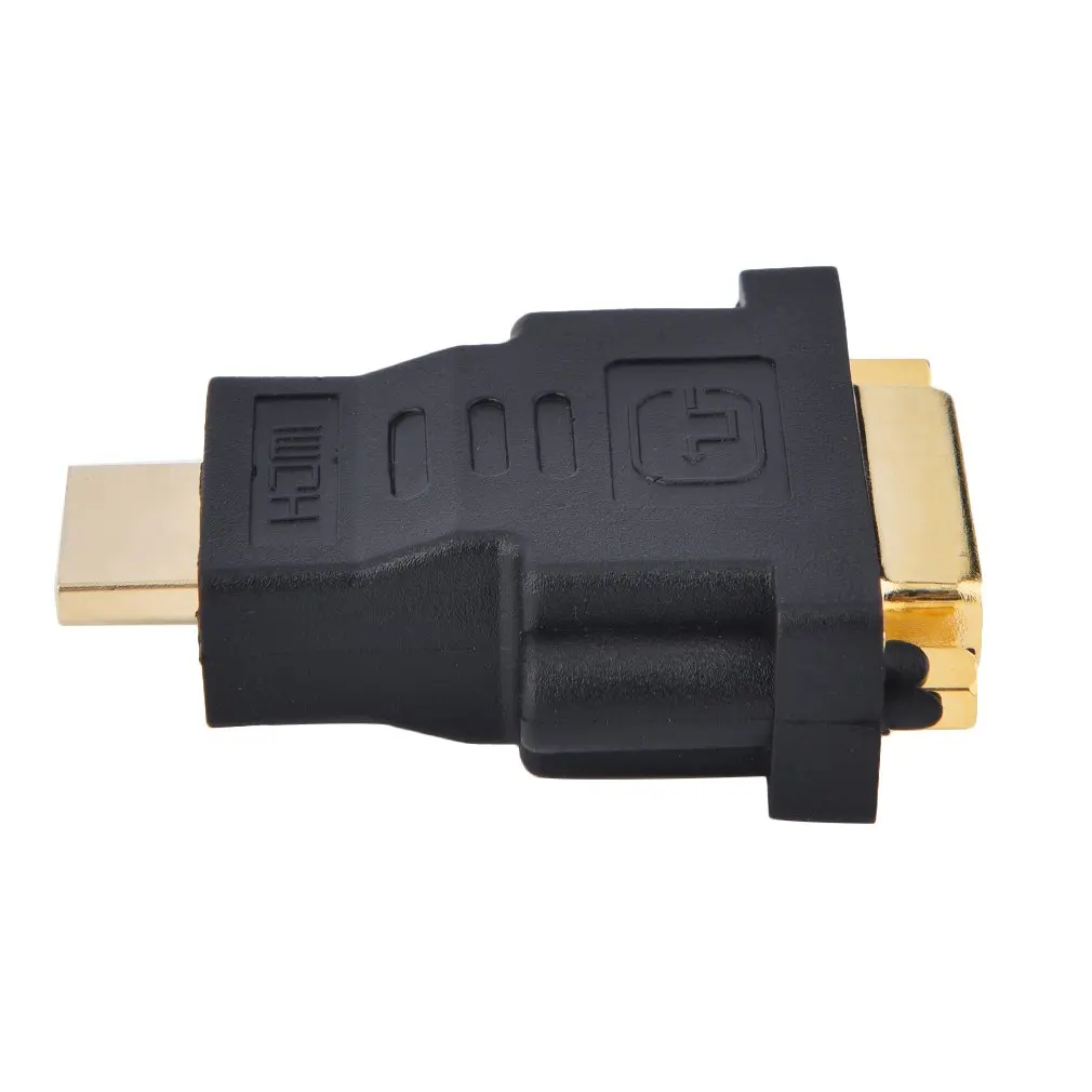 Новый HDMI Мужской к DVI (24 + 5) Женский Мужской/DVI24 5 конвертер для HD tv lcd PC компьютер DVD