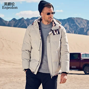 

Enjeolon Winter Cotton Padding Coat Men 2020 New Camouflage Hooded Thick Embroidery Down Jacket Plus Size MF2801