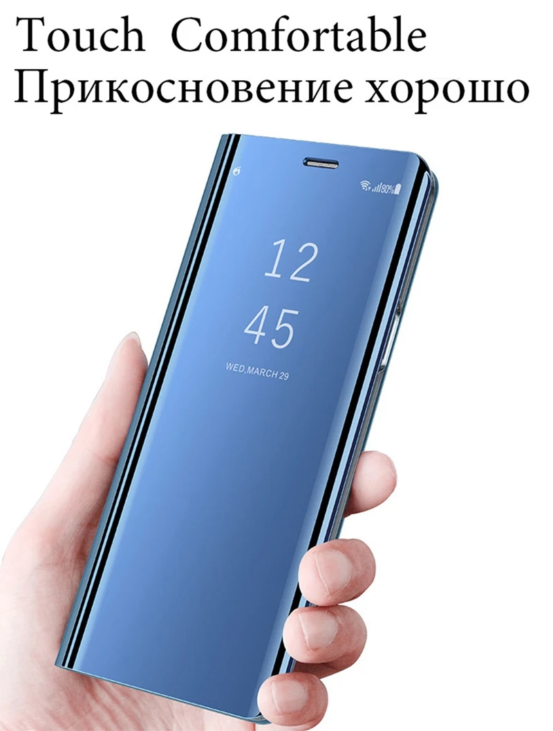 Роскошный чехол для huawei P20 Lite ANE-LX1 чехол зеркальный Флип Жесткий чехол для huawei P20 Pro Чехол полупрозрачный чехол с подставкой P20 чехол s