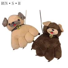 Детские милые плюшевые перчатки с когтями большого медведя из мультфильма, мужские и женские тканевые перчатки хаски, зимние студенческие перчатки с подвеской на шее, сохраняющие тепло, варежки