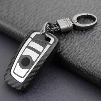 

Carbon Fiber Color TPU Car Key Case for BMW X3 X4 M2 M3 M4 M5 M6 F20 F22 F80 F87 F10 F12 F13 Fob Shell Protecor