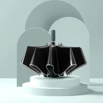 

Automatic Umbrella Reverse Folding Business Umbrella With Reflective Strips multifunctional Automatic Umbrella Rain gear#guahao