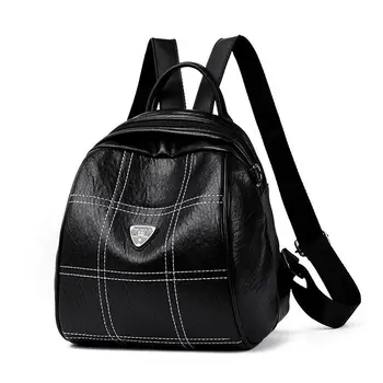 

New Style Women Bag Luxury Lady Girls Leather Travel School Backpack Fashion Shoulder Bag Large Rucksack